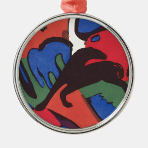 Wassily Kandinsky Franz Marc Blue Rider Painting Metal Tree Decoration