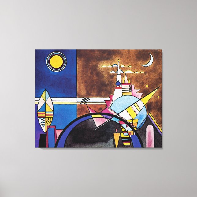 Wassily Kandinsky - Great Gate Of Kiev Abstract Canvas Print (Front)