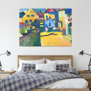 Wassily Kandinsky - Green Lane in Murnau (1909) Canvas Print