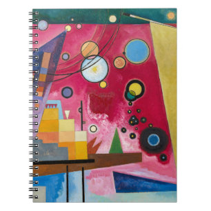 Wassily Kandinsky Heavy Red 1924 Abstract Art Notebook