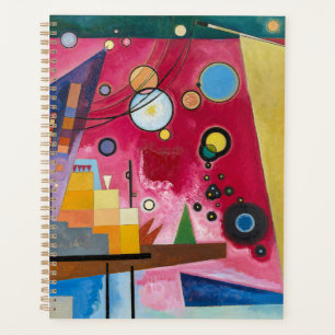 Wassily Kandinsky Heavy Red 1924 Abstract Art Planner
