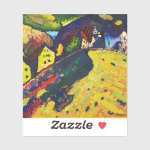 Wassily Kandinsky. Houses at Murnau. Expressionism