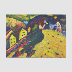 Wassily Kandinsky. Houses at Murnau. Expressionism Tissue Paper