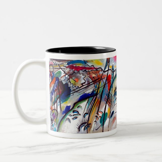 Wassily Kandinsky Improvisation 28 Two-Tone Coffee Mug (Left)