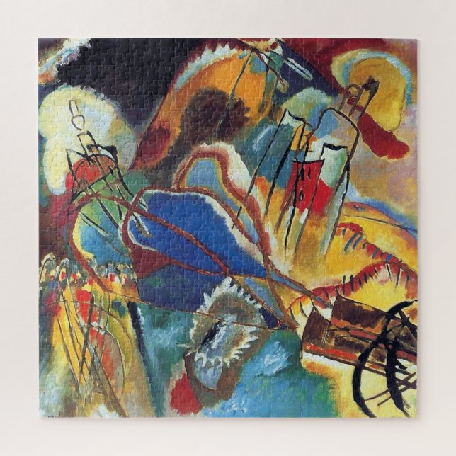 Wassily Kandinsky - Improvisation 30 (Cannons) Jigsaw Puzzle (Vertical)