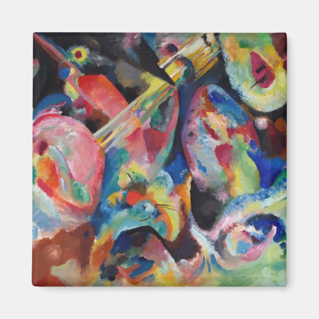 Wassily  Kandinsky Improvisation Flood (1914) Magnet (Front)