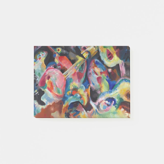 Wassily  Kandinsky Improvisation Flood (1914) Post-it Notes (Front)