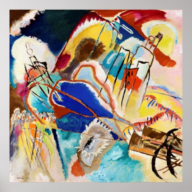 Wassily Kandinsky | Improvisation No. 30 - 1913 Poster (Front)