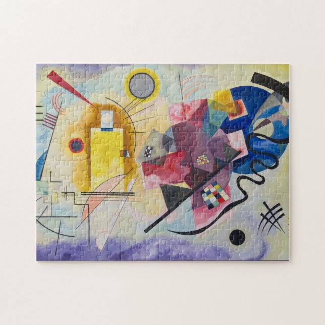 WASSILY KANDINSKY - Jaune Rouge Bleu Jigsaw Puzzle (Horizontal)