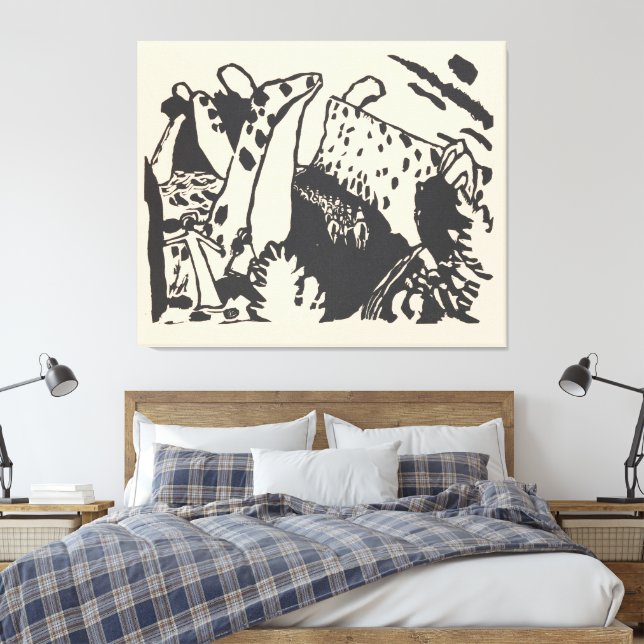 Wassily Kandinsky - Klänge Canvas Print (Insitu(Bedroom))