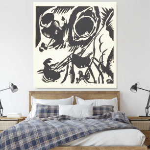 Wassily Kandinsky - Klänge Pl.08 (1913) Canvas Print