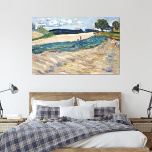 Wassily Kandinsky - Landscape with a Yellow Field  Canvas Print
