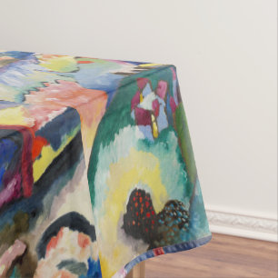 Wassily Kandinsky Landscape with Factory Chimney Tablecloth