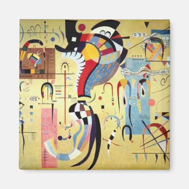 Wassily Kandinsky Magnet (Front)