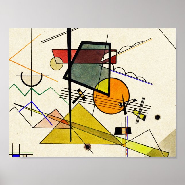 Wassily Kandinsky - Melodisch Poster (Front)