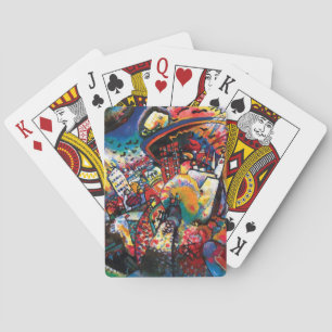 Wassily Kandinsky - Moscow Cityscape Abstract Art Playing Cards