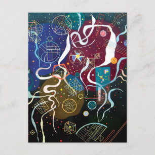 Wassily Kandinsky - Movement One Abstract Art Postcard
