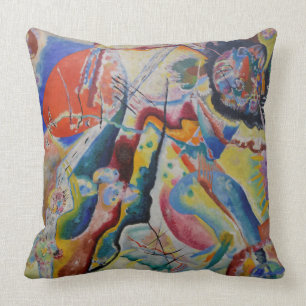 Wassily Kandinsky, Painting with a Red Stain Cushion