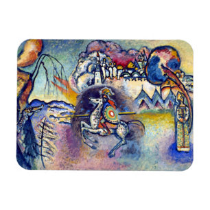 Wassily Kandinsky - Saint George & The Horsemen Magnet