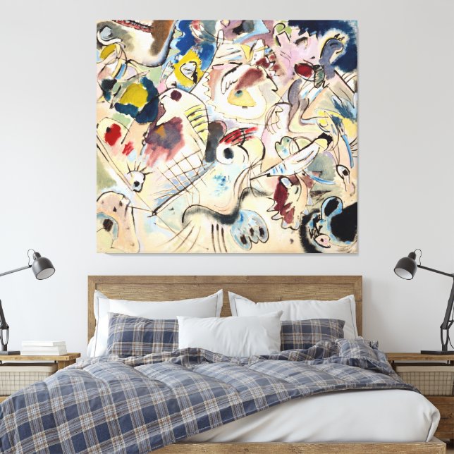 Wassily Kandinsky - Several Circles (1926) Canvas Print (Insitu(Bedroom))