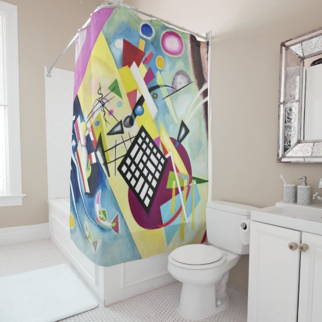 Wassily Kandinsky Shower Curtain (In Situ)