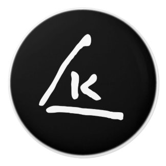 Wassily Kandinsky signature autograph symbol initi Ceramic Knob