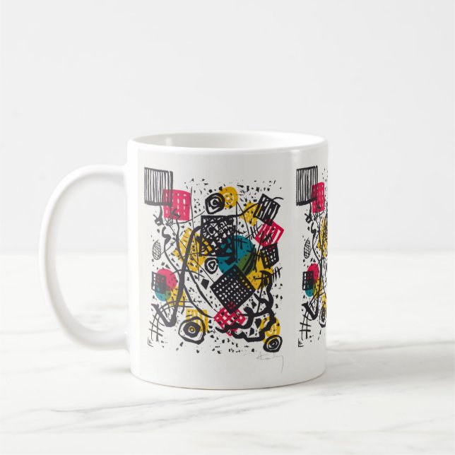Wassily Kandinsky – Small Worlds V (1922) – Custom Coffee Mug (Left)