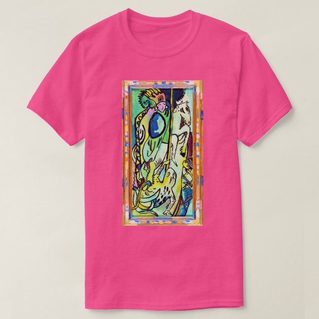 Wassily Kandinsky St Georg II Digital Remastered E T-Shirt (Design Front)
