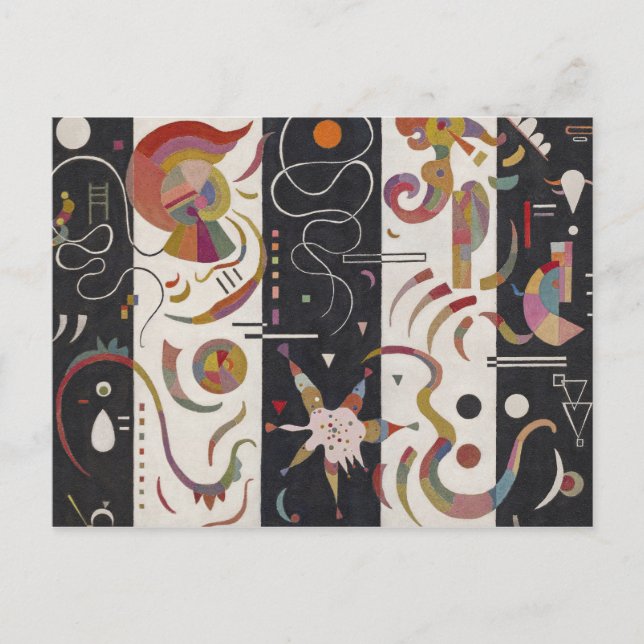 Wassily Kandinsky - Striped Postcard (Front)