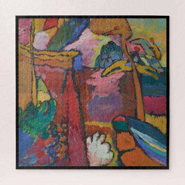 Wassily Kandinsky, Study for Improvisation V Jigsaw Puzzle (Vertical)