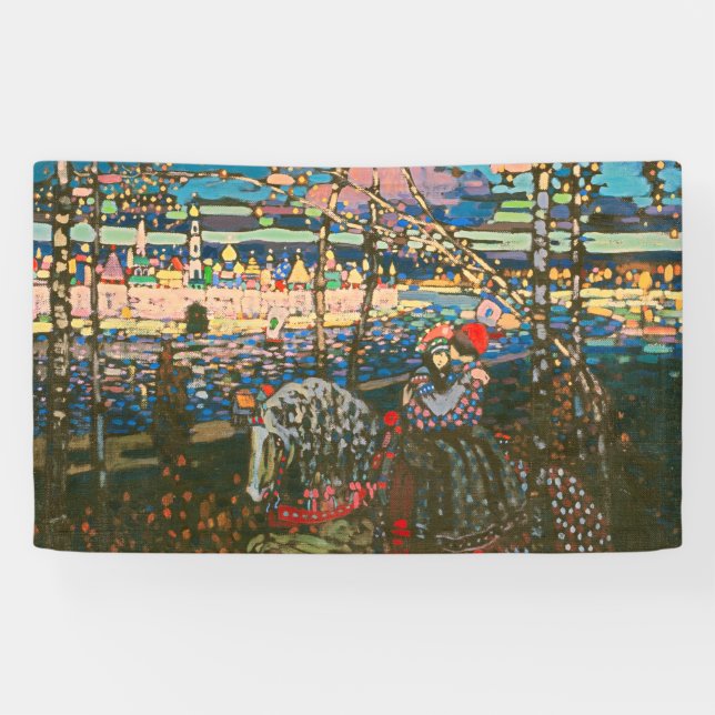Wassily Kandinsky The Riding Couple Russian Art Banner (Horizontal)