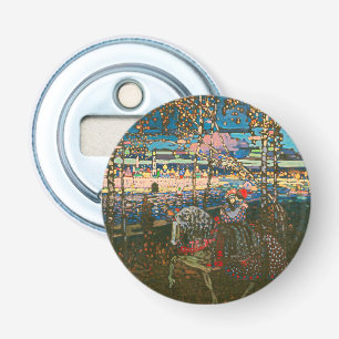 Wassily Kandinsky The Riding Couple Russian Art Bottle Opener