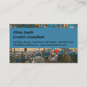 Wassily Kandinsky The Riding Couple Russian Art Business Card