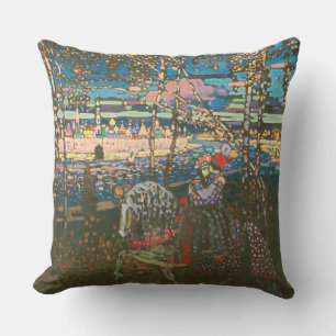 Wassily Kandinsky The Riding Couple Russian Art Cushion