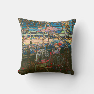 Wassily Kandinsky The Riding Couple Russian Art Cushion