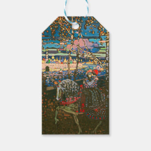 Wassily Kandinsky The Riding Couple Russian Art Gift Tags