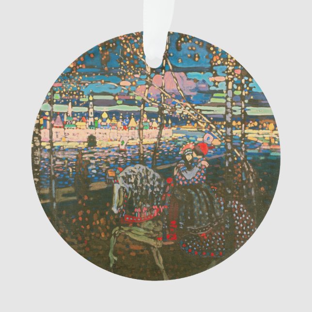 Wassily Kandinsky The Riding Couple Russian Art Ornament (Front)
