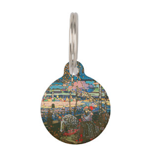 Wassily Kandinsky The Riding Couple Russian Art Pet Tag
