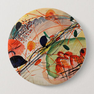 Wassily Kandinsky - Watercolor 6 10 Cm Round Badge