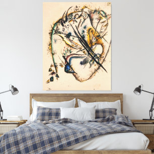 Wassily Kandinsky - Watercolour with Seven Strokes Canvas Print