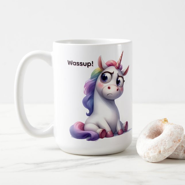 Wassup! Coffee Mug (With Donut)