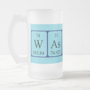 Wassup periodic table word frosty mug