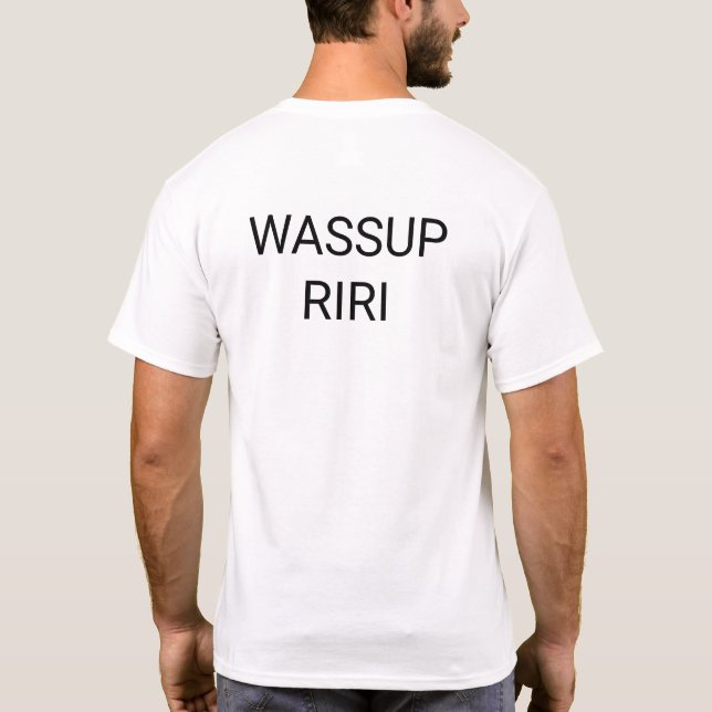 WASSUP ROCKY tshirt  (Back)