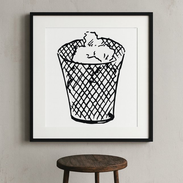 Waste Basket Poster (Creator Uploaded)