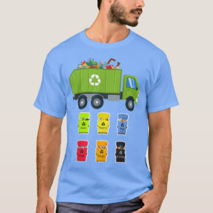 Waste Management Recycling Trash Bins Garbage Truc T-Shirt
