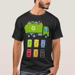 Waste Management Recycling Trash Bins Garbage Truc T-Shirt