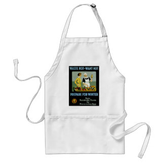 Waste Not - Want Not ~ Prepare for Winter Standard Apron
