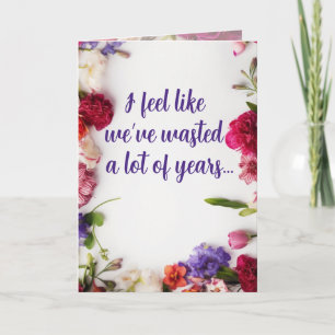 Wasted Years - Mother's Day  Thank You Card