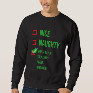 Wastewater Treatment Plant Operator Funny Christma Sweatshirt
