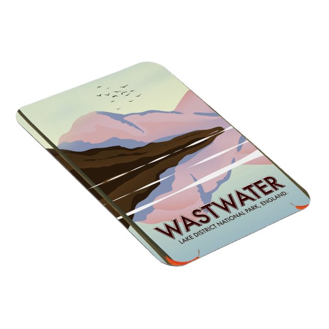 Wastwater Lake district england Magnet (Right Side)